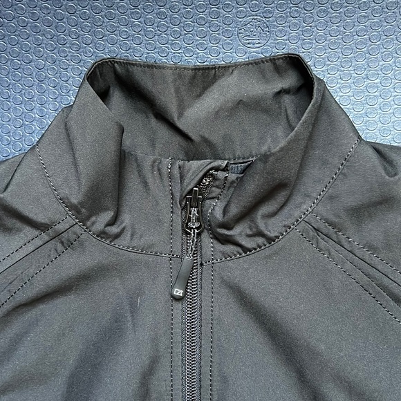 Cutter & Buck Black WeatherTec Zip Up Golf Jacket | EUC Size Small - Picture 5 of 16